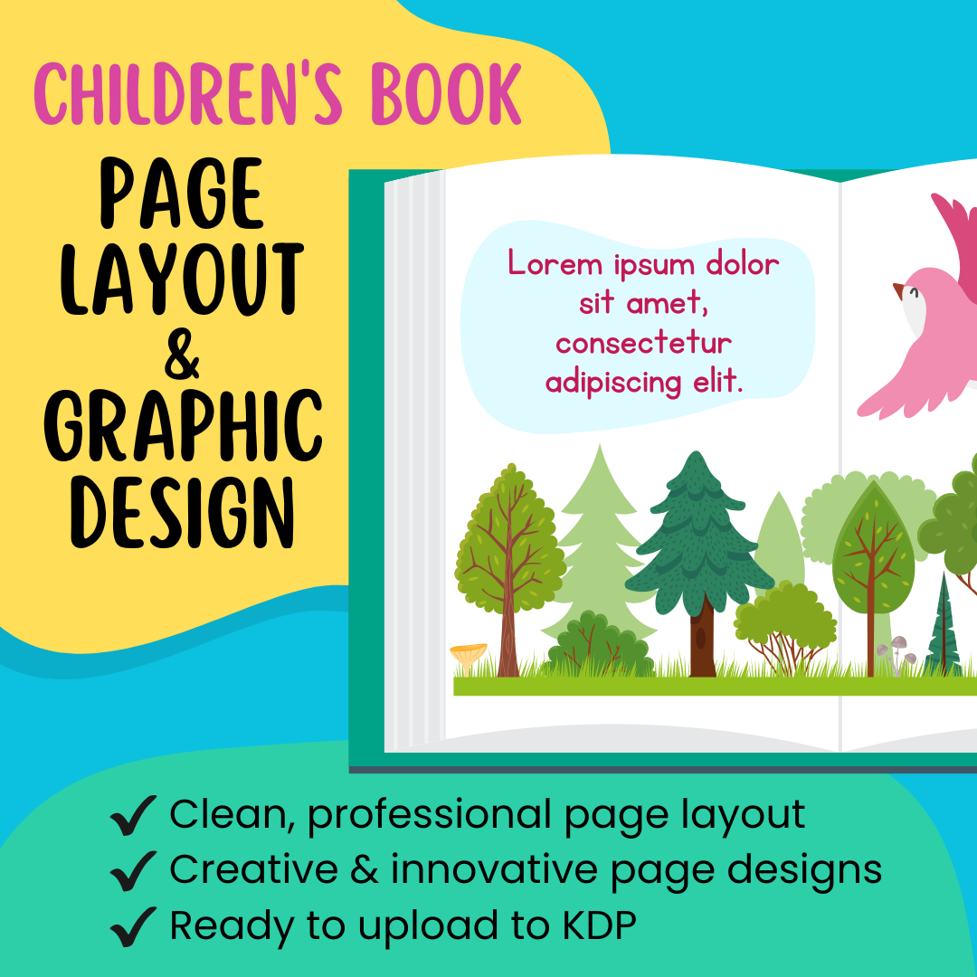 Children's Book Page Layout & Graphic Design