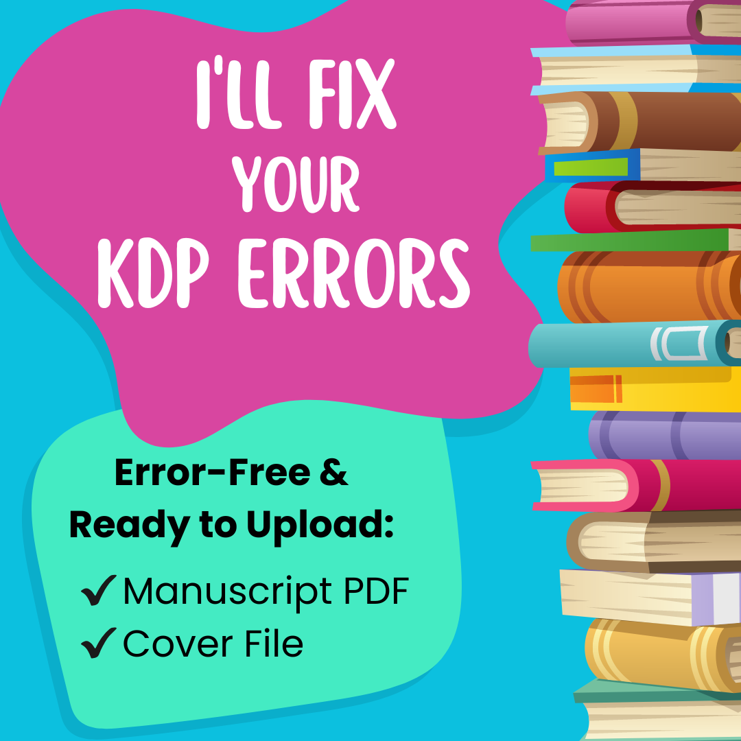 I'll Fix Your KDP Errors / Troubleshoot Your PDF